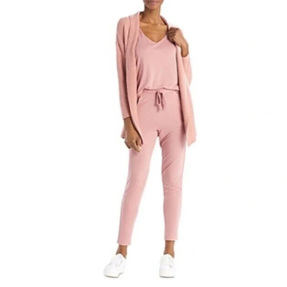 Natori Loungewear Soft Cozy Cardigan Dusty Pink Size X - Picture 1 of 8